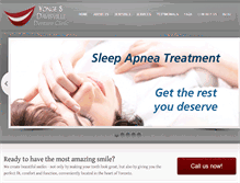 Tablet Screenshot of denturestoronto.com